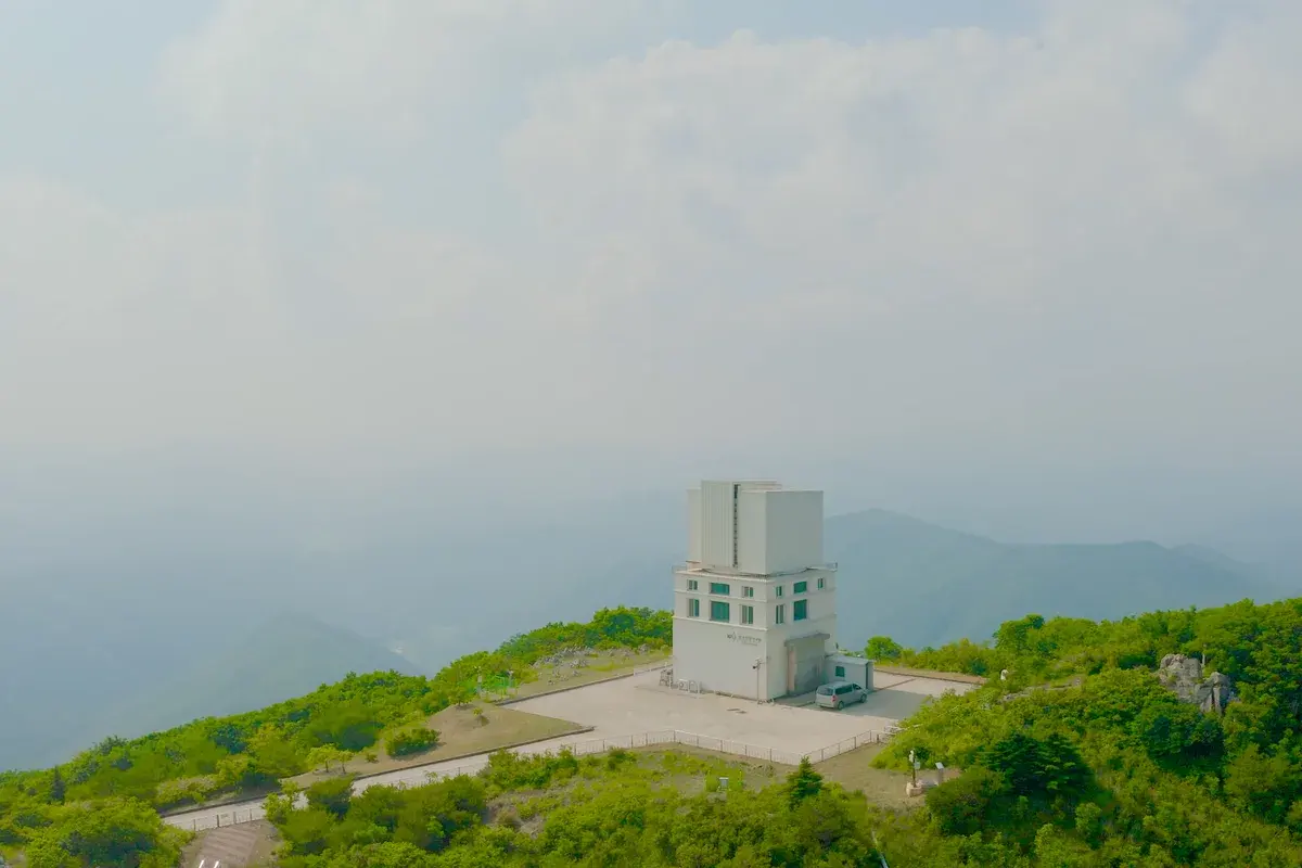 보현산 천문대로 현장 사진 3 — 경북 영천 화북면