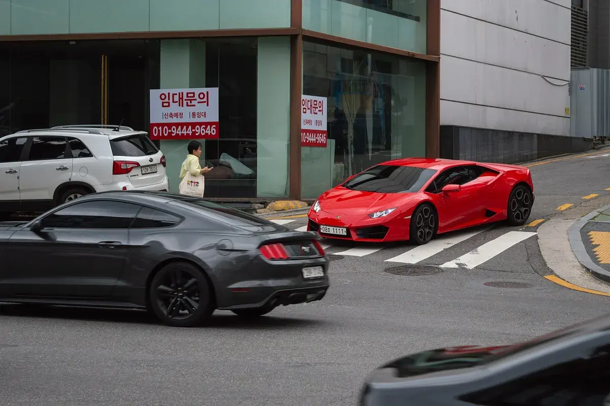 도산대로(강남 슈퍼카 스팟) 현장 사진 2 — 서울 강남구 신사동~청담동