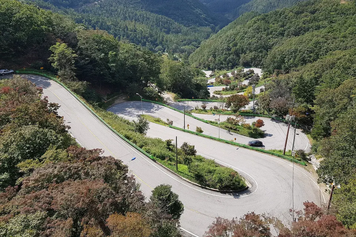 말티재 현장 사진 2 — 충북 보은 (속리산)